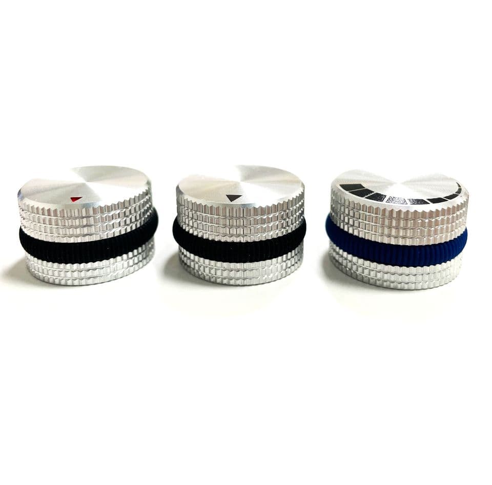 Precision CNC Knurled Aluminum Control Knobs