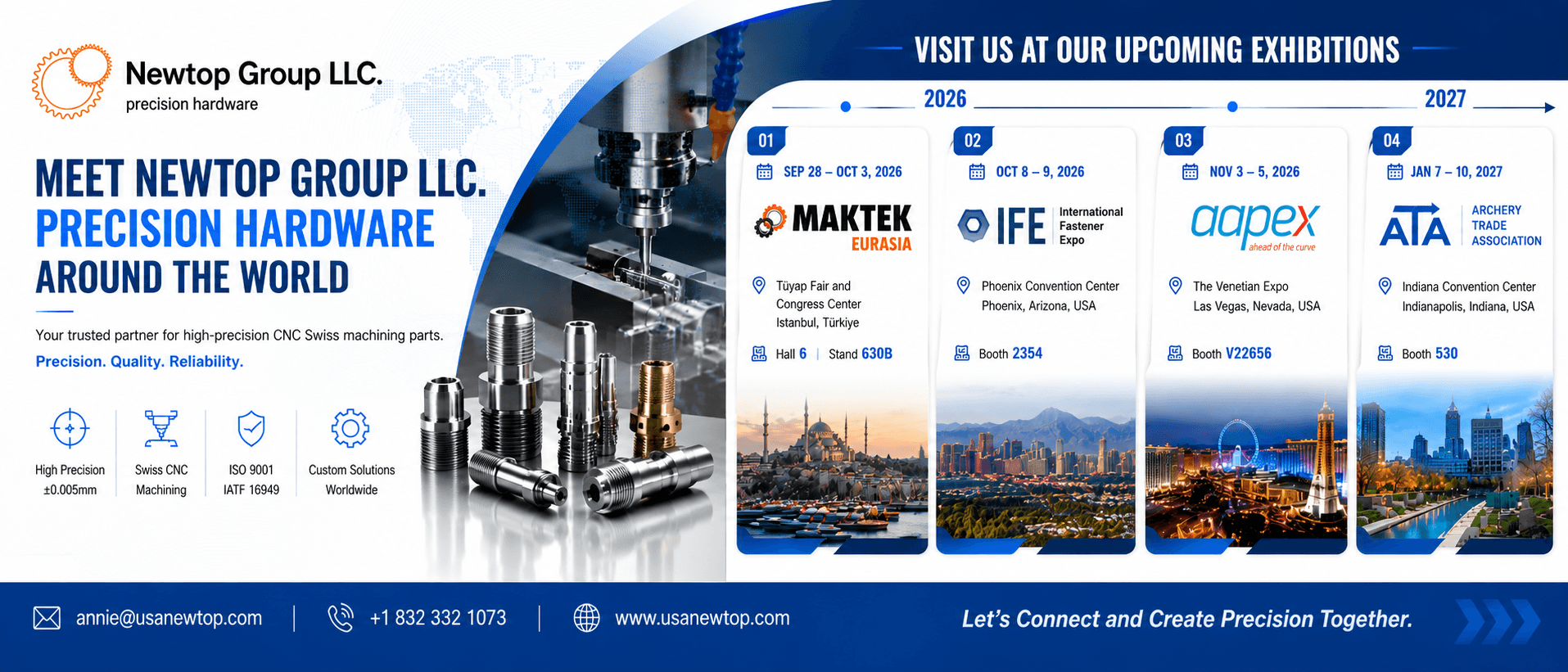 Upcoming Global Exhibitions for 2026–2027