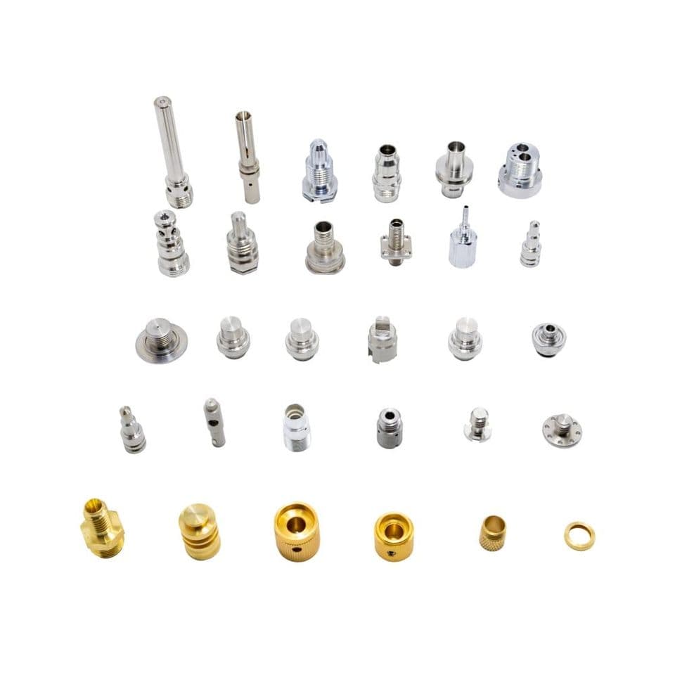 Automotive Stainless Steel & Brass Mixed Pneumatic Valve Core & Connector Component Kit