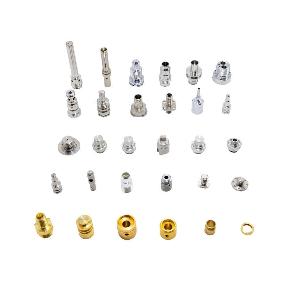 Automotive Stainless Steel & Brass Mixed Pneumatic Valve Core & Connector Component Kit