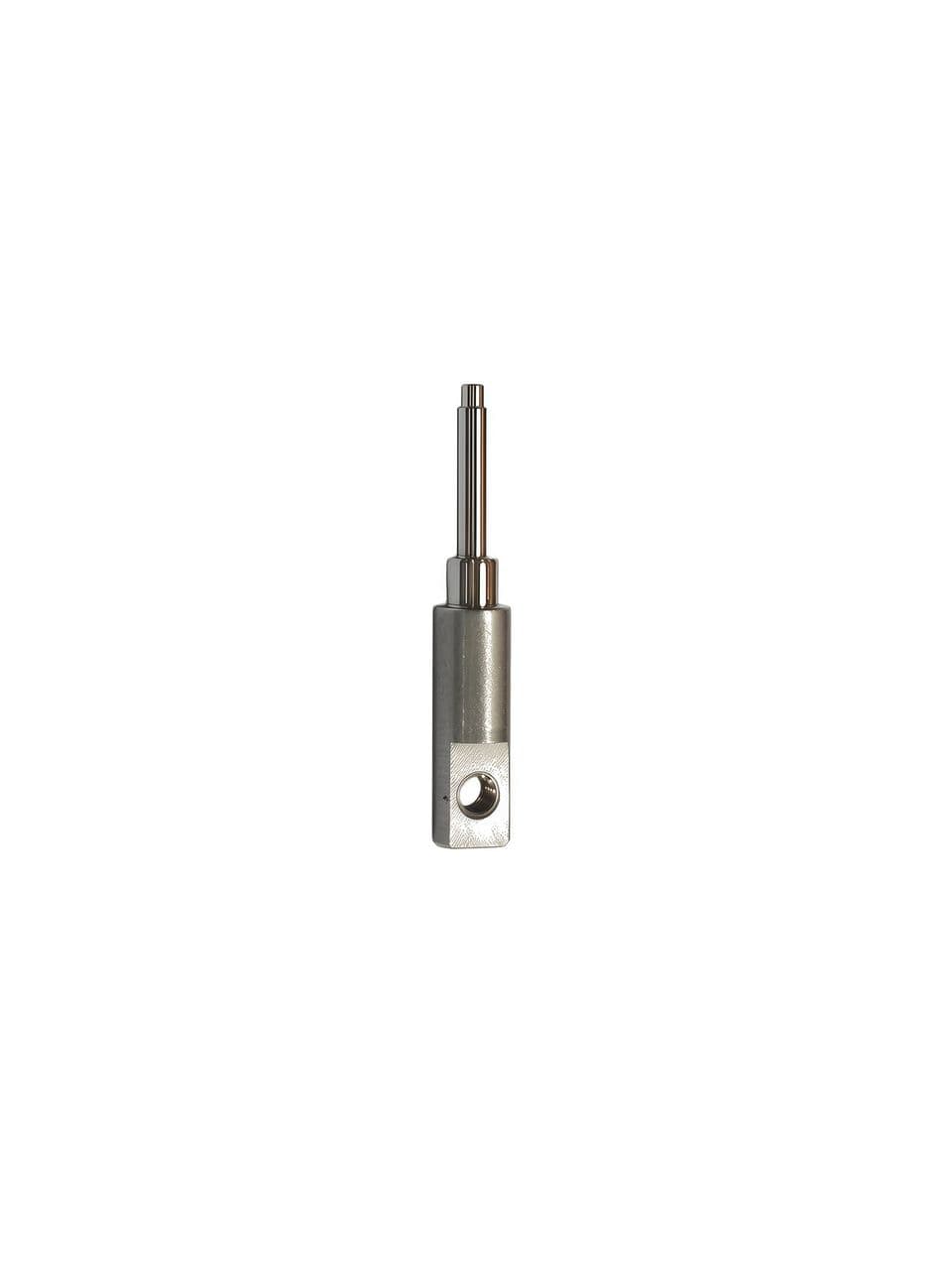 Step Shaft With Square Block Mounting Hole CNC Pin