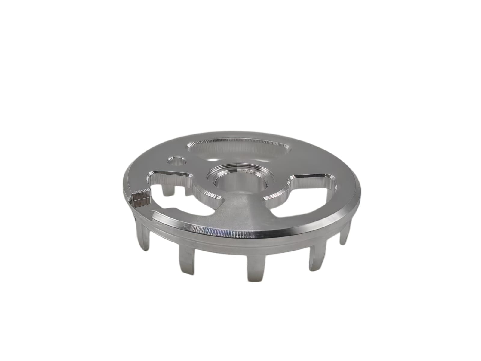 Aluminum Hollow Radial Heat Sink Fins UAV Motor Rotor Base