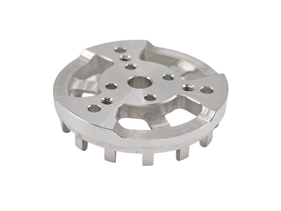 Aluminum Multi Mounting Hole Hollow Cutaway Cooling Fin UAV Motor Rotor Plate