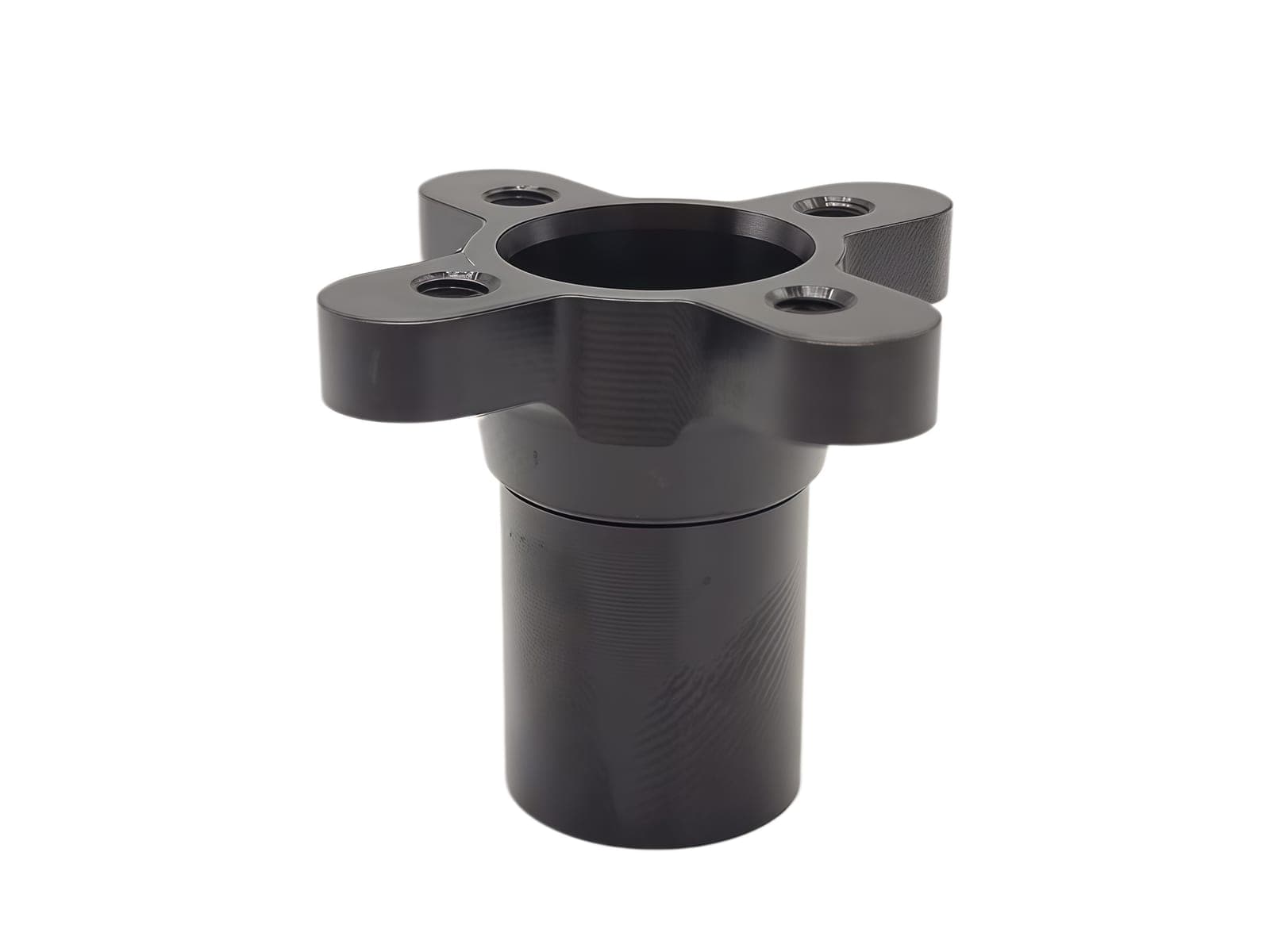 Black Hard Anodized Aluminum Four-ear Step Tubular UAV Motor Fixed Seat