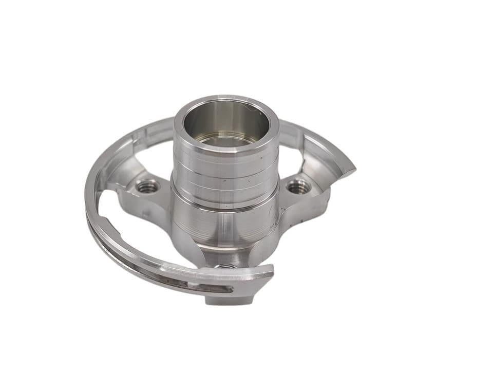 CNC Machined Three-lug Hollow Outer Ring Step Cylinder UAV Motor Mount Base