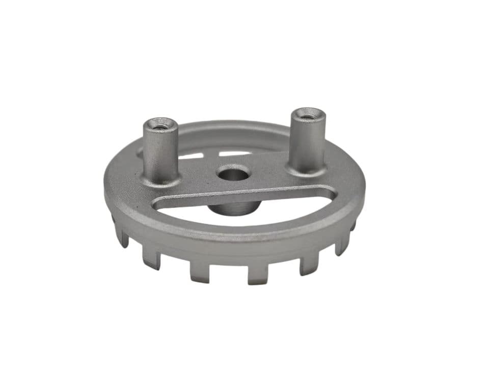 Matte Aluminum Double Boss Mounting Post Cooling Fin UAV Rotor Support Disc