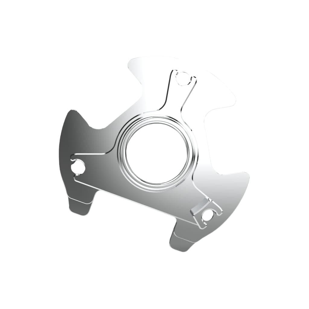 Mirror Polished Silver Aluminum Three-claw UAV Motor Mount Bracket