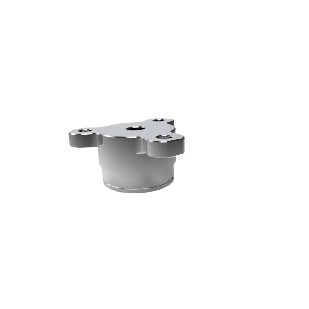 Polished Aluminum Three-lug Cylindrical UAV Motor Mount Seat