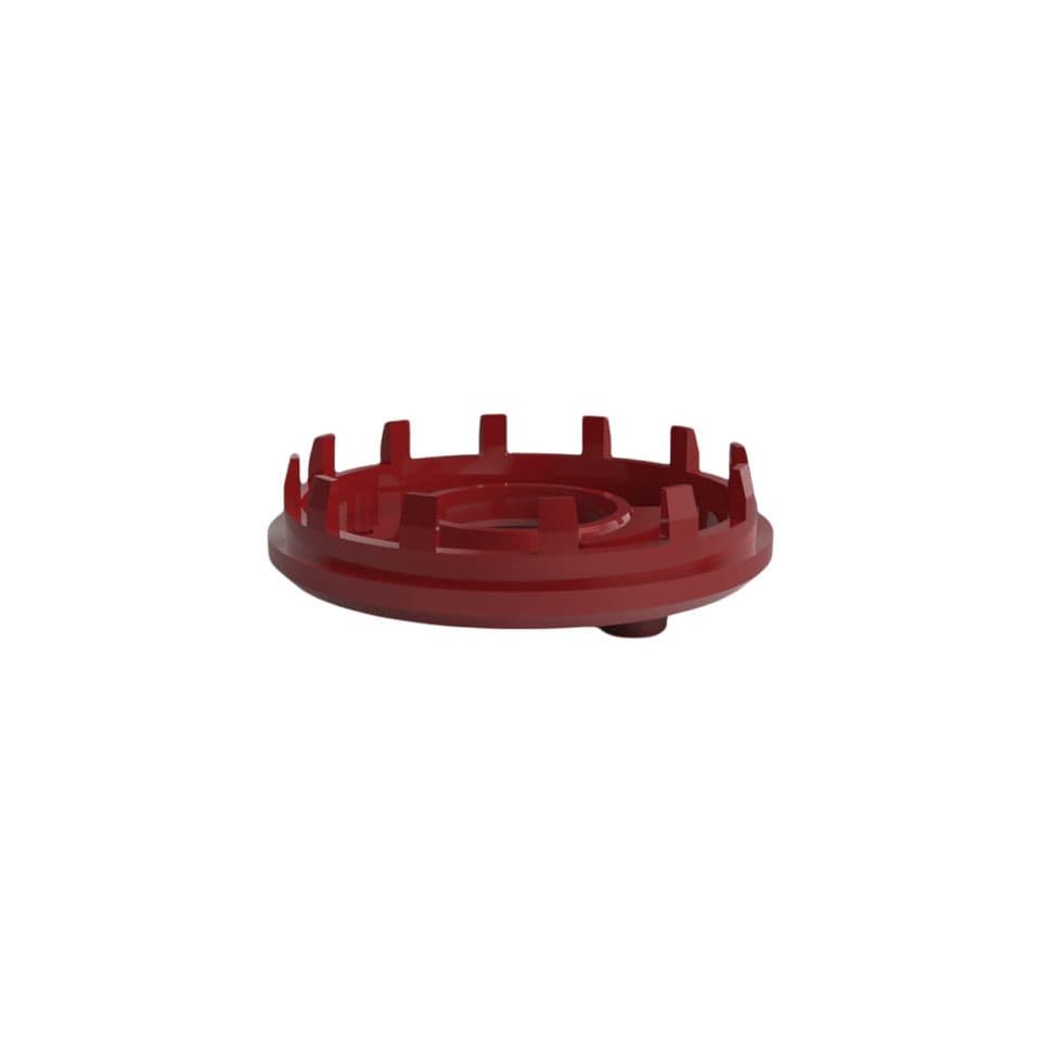 Red Anodized Multi-tooth UAV Motor Locking Retainer Ring