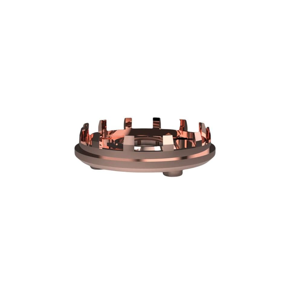 Rose Gold Electroplated Serrated Retaining Ring for UAV Motor