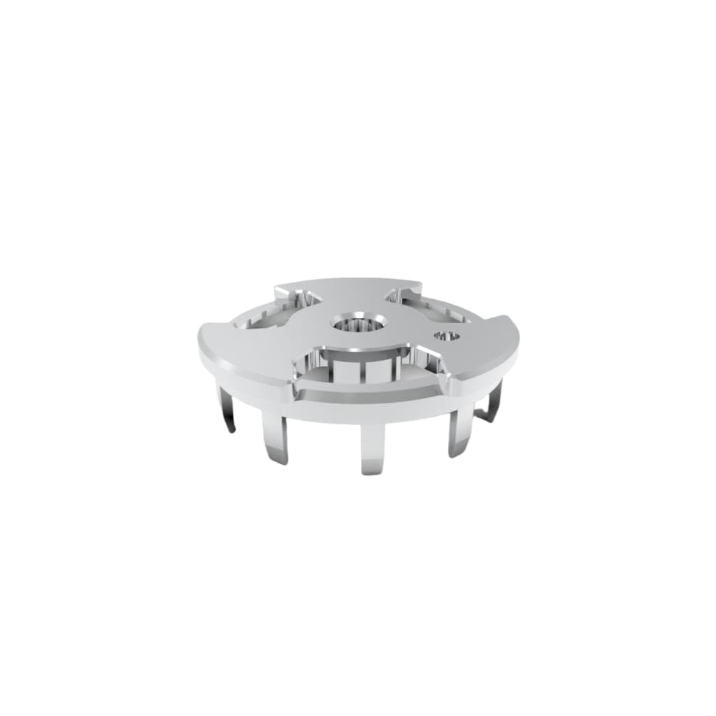 Silver CNC Machined Internal Spline Multi-claw Motor Connection Plate